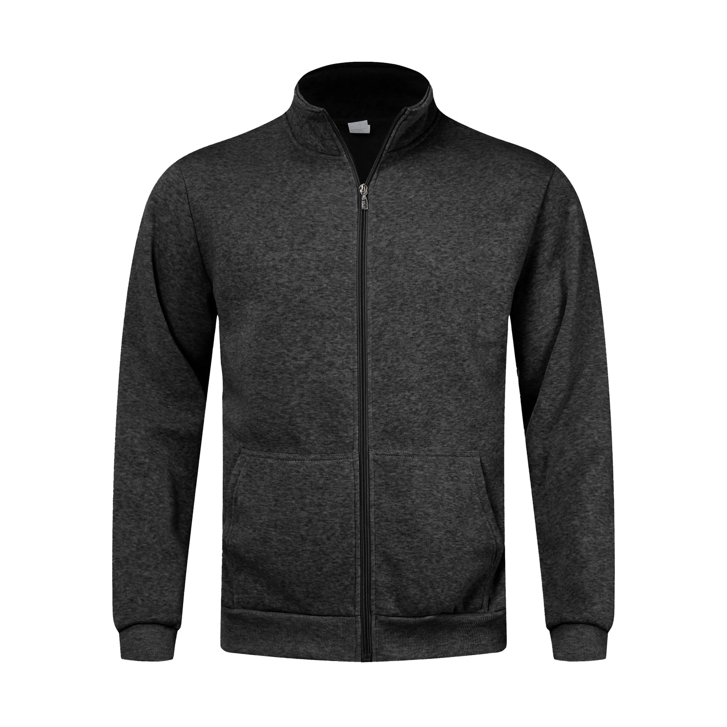 Men's Thermal Fleece Jacket Cozy Wind Resistant Full Zip Coat with Pockets Ideal for Outdoor Workouts and Hiking