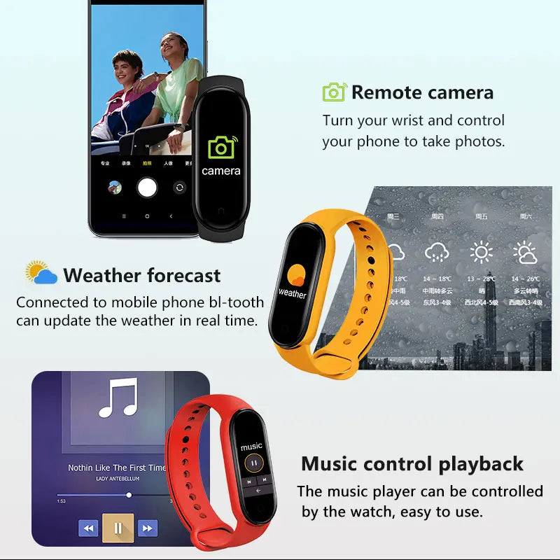 Kids Smartwatch Children Sports Fitness Watches For Boys Girls Waterproof Heart Rate Monitor Clock Child Smart Watch For Xiaomi