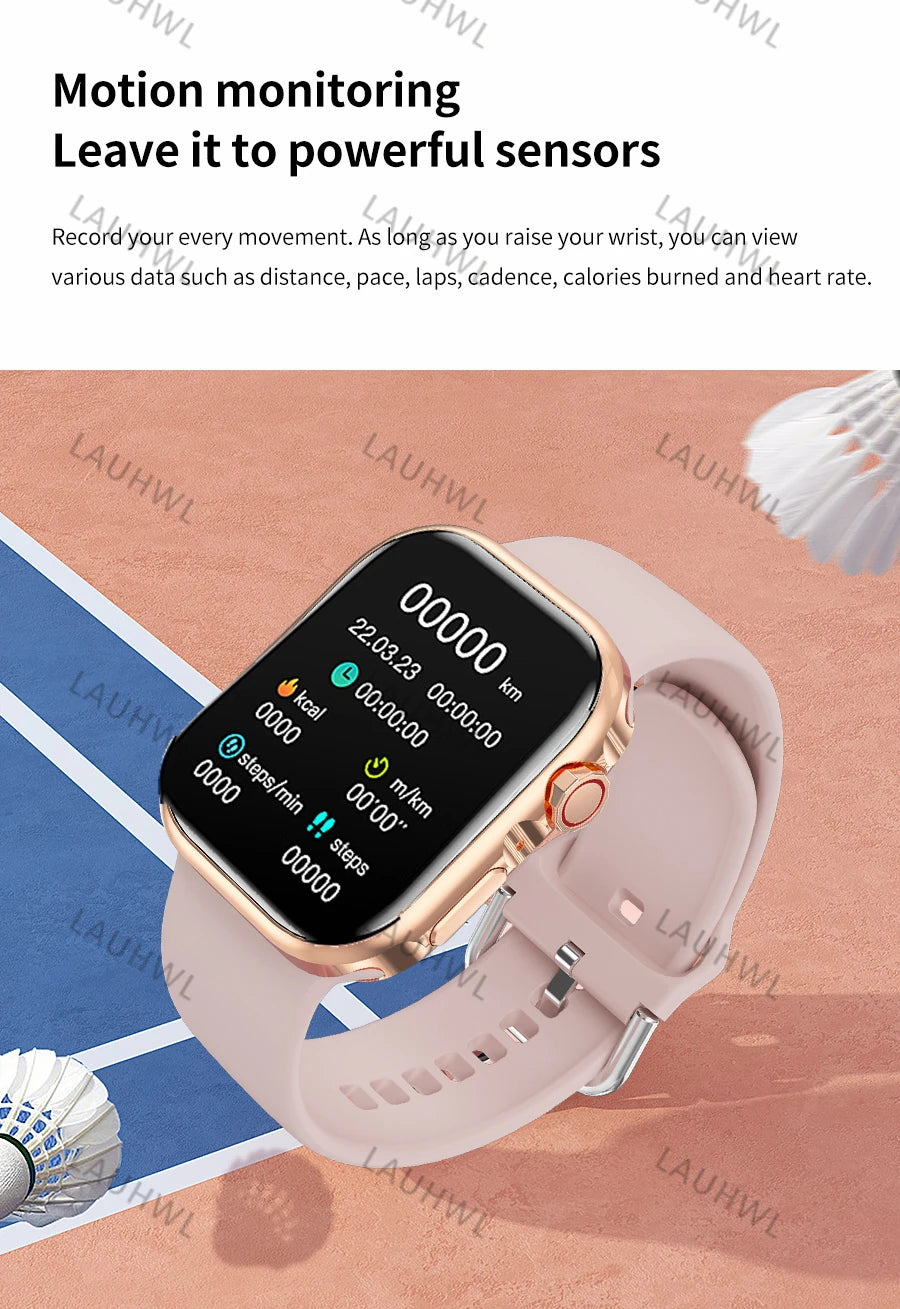 Bluetooth call smartwatch series 9 men and women exercise heart rate blood pressure NFC  For Android smartwatches smartwatch 9