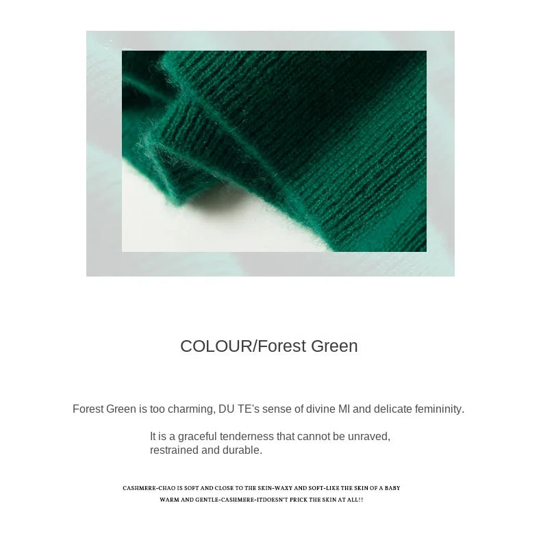 100% pure cashmere sweater women  sweater slim fit sweater versatile for autumn and winter knitted high neck cashmere