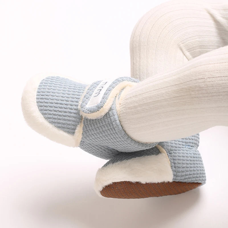 Winter Boots For Baby Boys And Girls Snow Soft Sole Anti Slip And Warm Flat Shoes Baby's First Walking Baby Shoes Boots 0-18