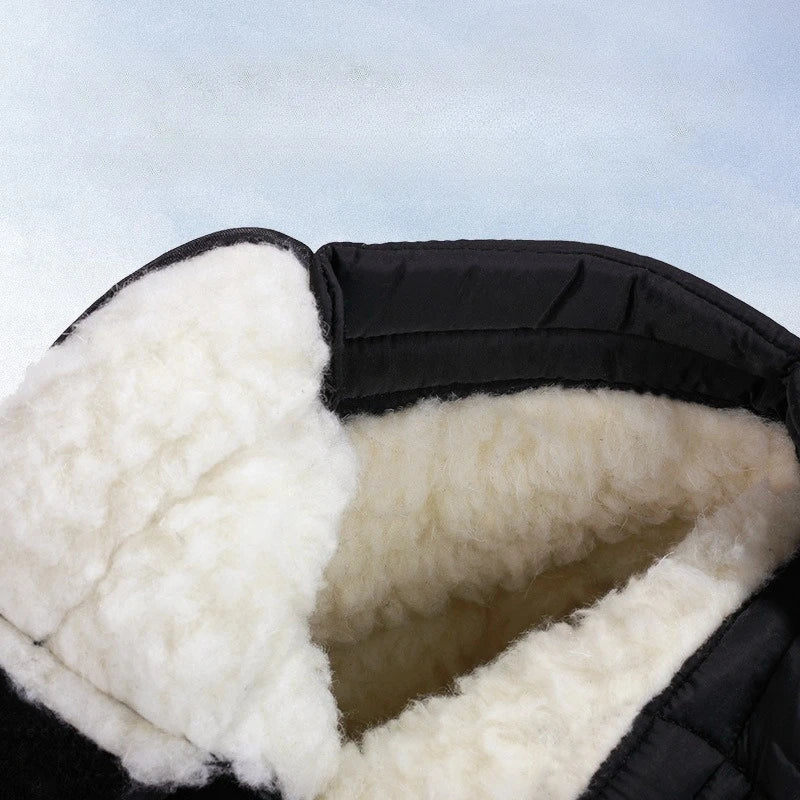 -40°C Winter Thicken Warm Men's Snow Boots Outdoor Waterproof Comfort Cotton Shoes Cold Resistant Non-slip Platform Ankle Boots