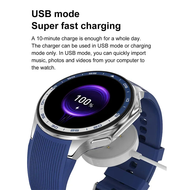 2024MAOYUAN New Watch X Smart Watch 4G Memory Music Video 5.3 Bluetooth Call IP68 Waterproof AMOLED Smart Watch TWS Earphones