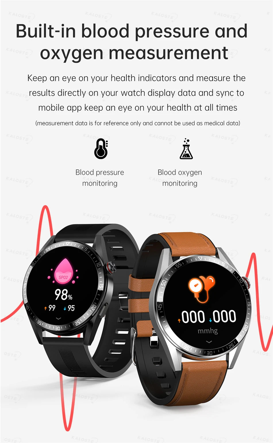 New Smart Watch Mens 4G Memory Local Music Player 454*454 AMOLED Screen Bluetooth Call Sports Man Smartwatch For Man Android iOS