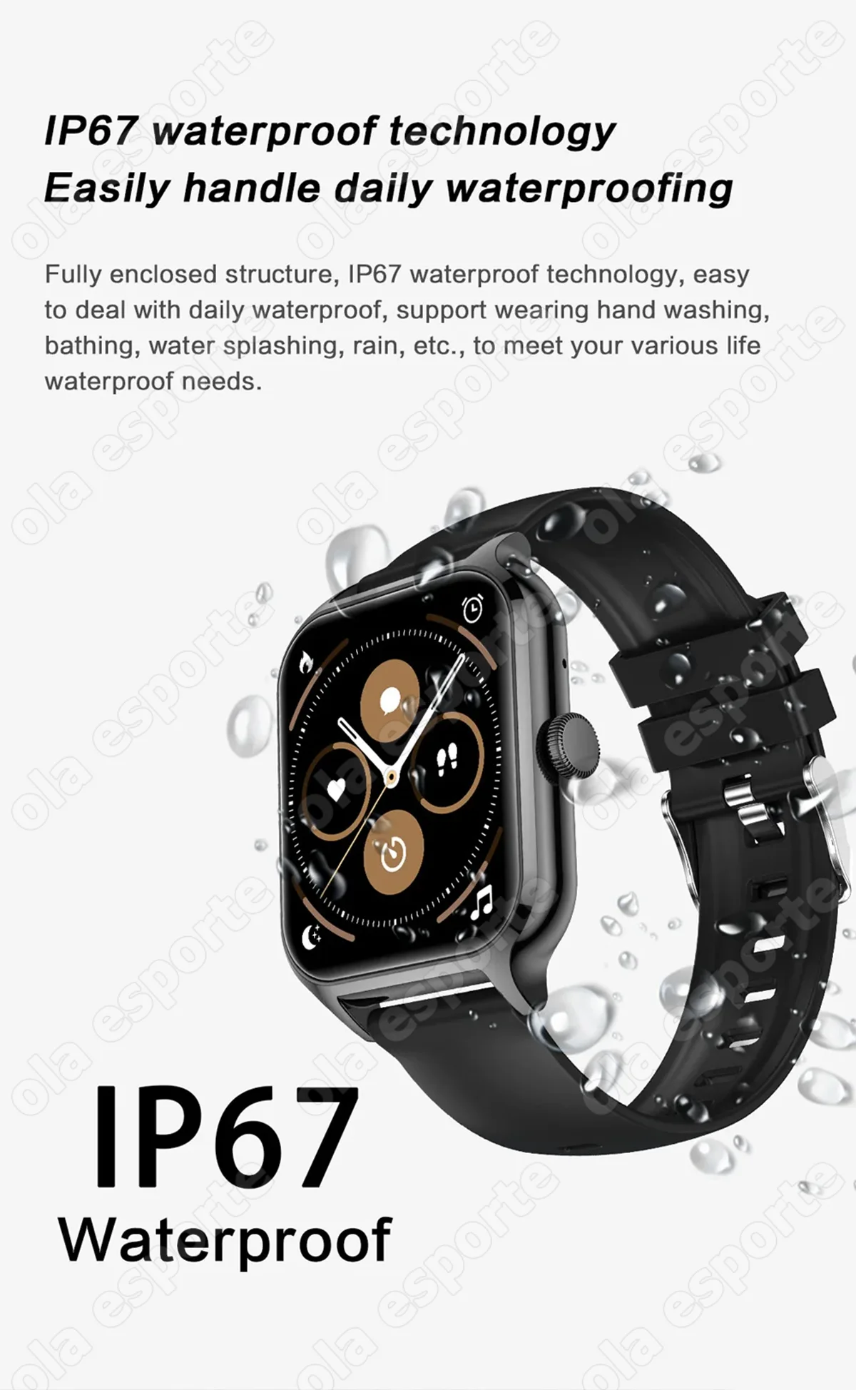 2026 Smart Watch For Android IOS Watches 2.01inch HD Display Bluetooth Call Message Alert Music Sports Smartwatch Men Women Gift