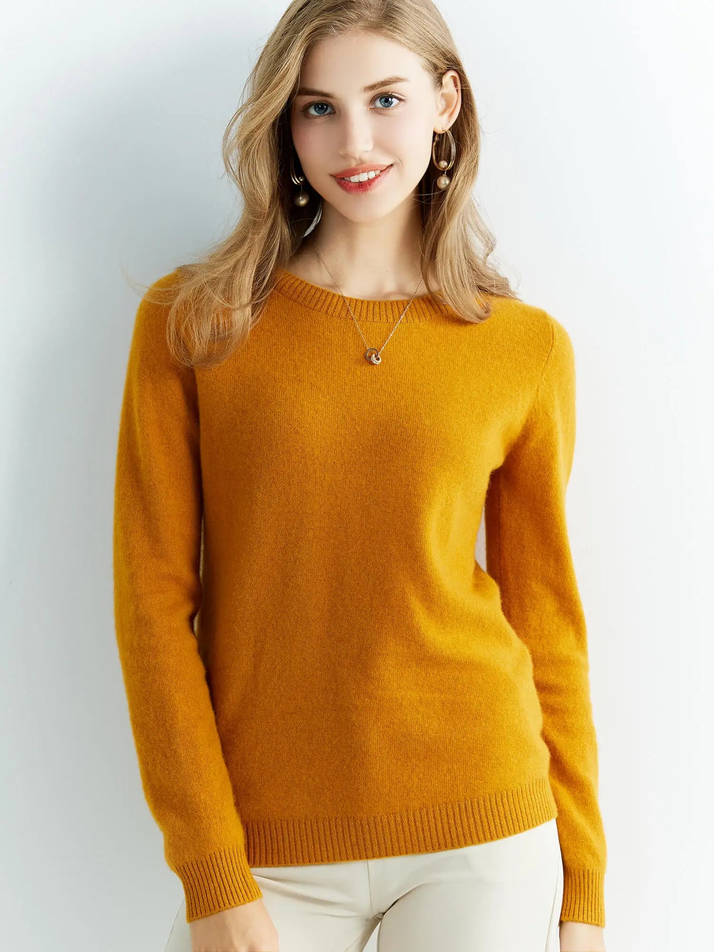 Knitted Sweaters Cashmere Sweater Women 100% Merino Wool O-Neck Vintage Pullovers 2022 Winter Autumn Jumpers Clothing Top Female
