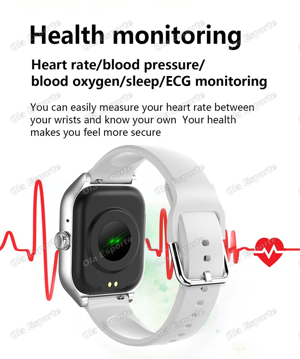 2026 New Smart Watch 2.01'' HD Display Answer Make Call Message Preview Sport Modes DIY Dial Weather Forecast For Men Women HW12