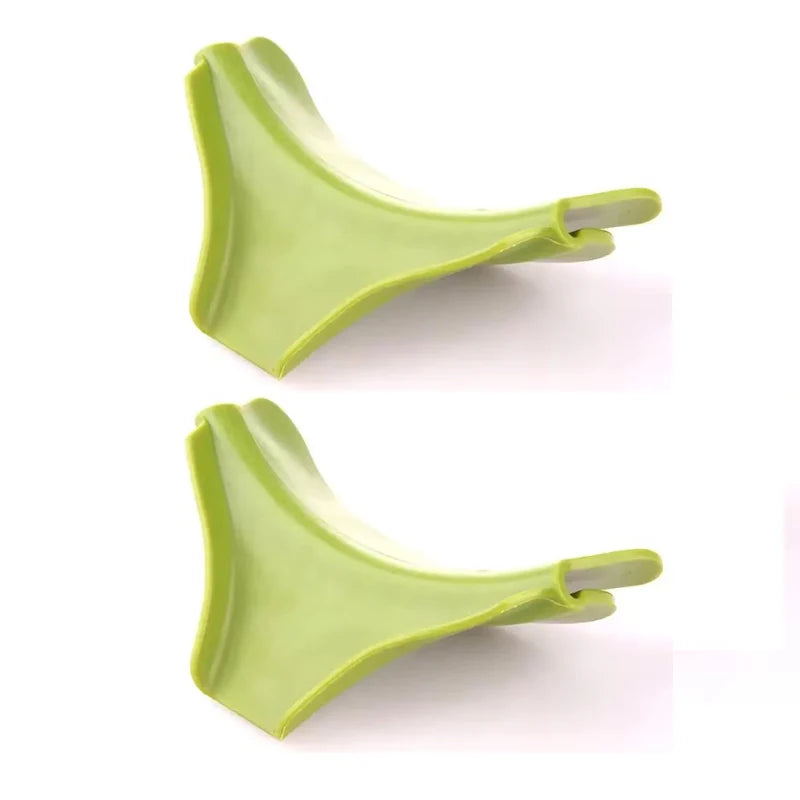 Kitchen Funnel with Anti-Splash Edge and Liquid Streamer Spout, Anti-Spill Pouring Tool