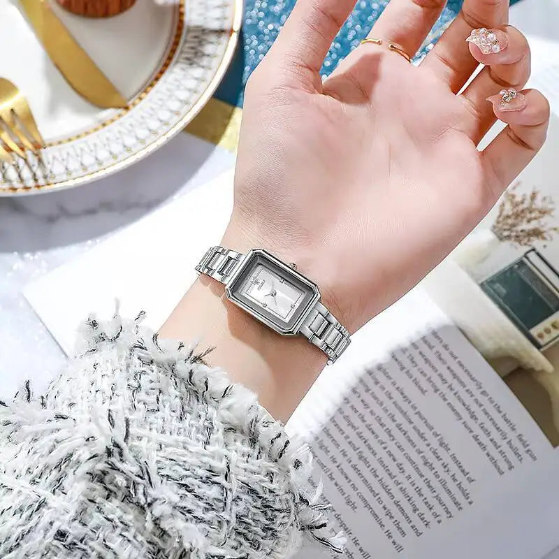 Luxury Women Watches Fashion Rectangle Ladies Quartz Wristwatch Reloj Mujer Girls Clock Gift Relogio Feminino