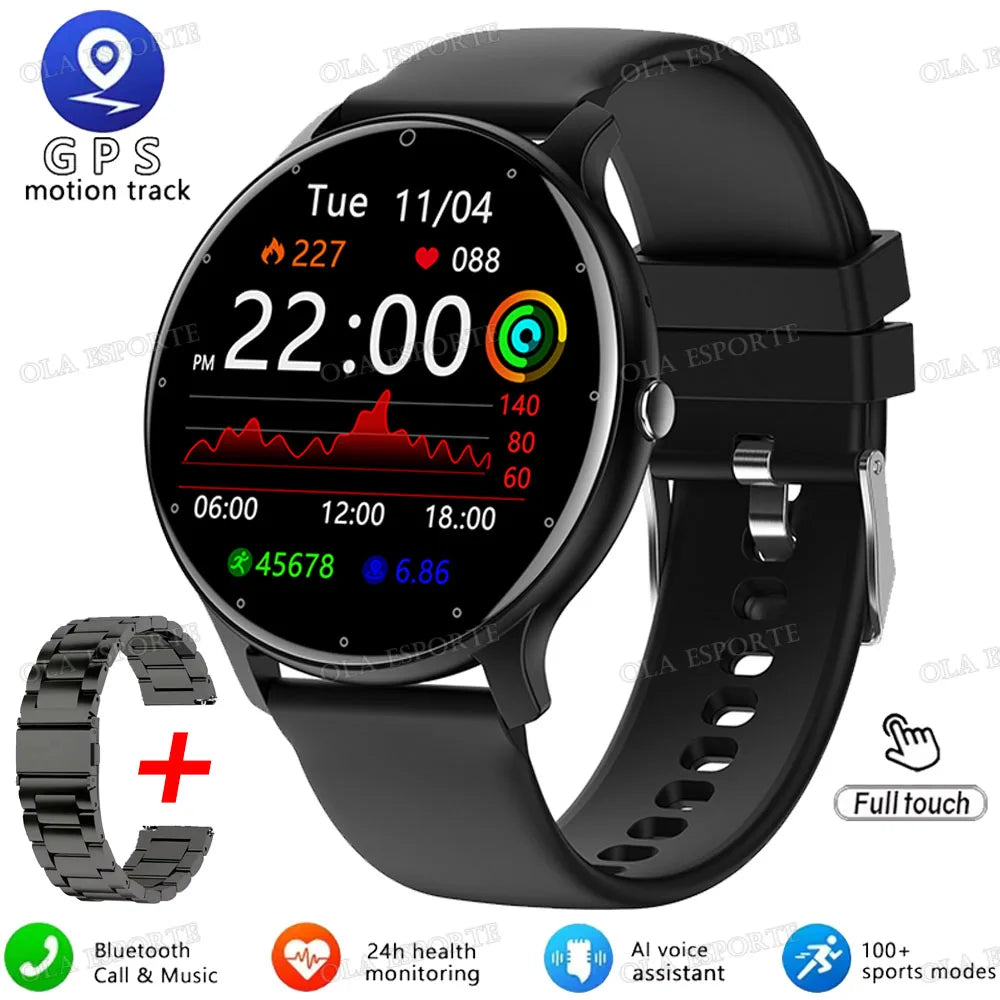 2026 smart watch HD  touch screen ，5ATM waterproof，remote control，GPS tracking，heart rate monitor smartwatch for ios Andriod