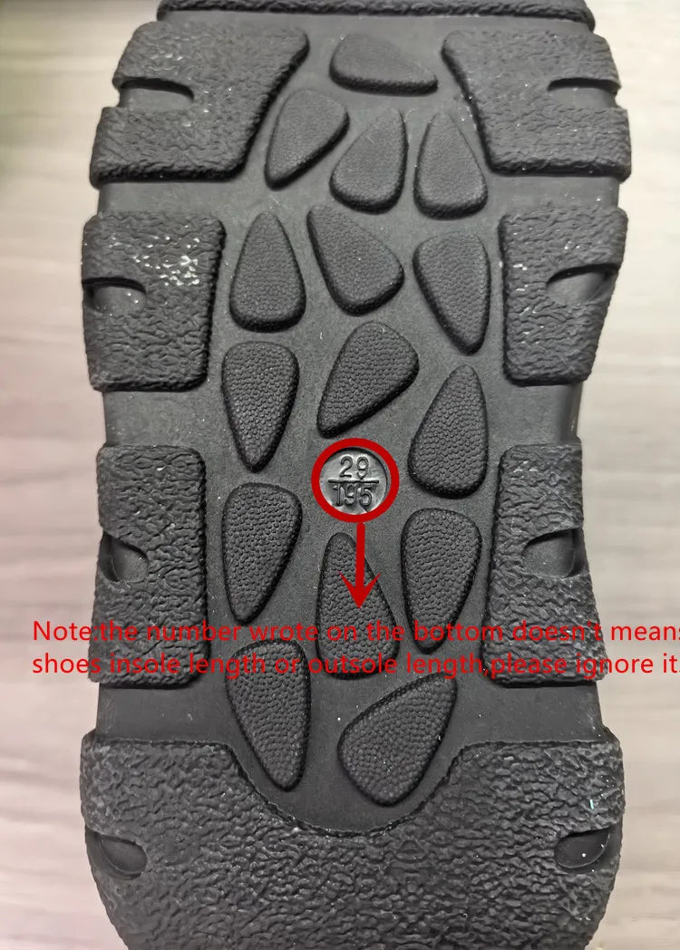 2025 New Winter Children Snow Boots For Boys Waterproof Warm Fur Rubber Sole Non-slip Fashion Girls Boots EU 26-37
