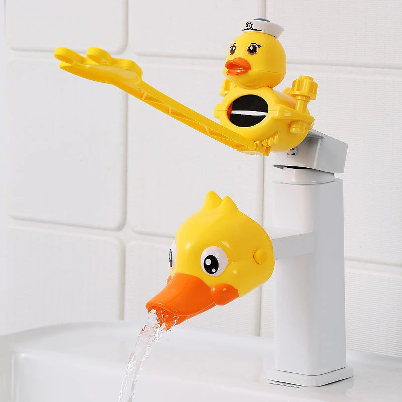 Children Cartoon Faucet Extender Bath Toys Kids Hand Washing in Bathroom Sink Accessories Baby Toys For Bathroom Water-Saving