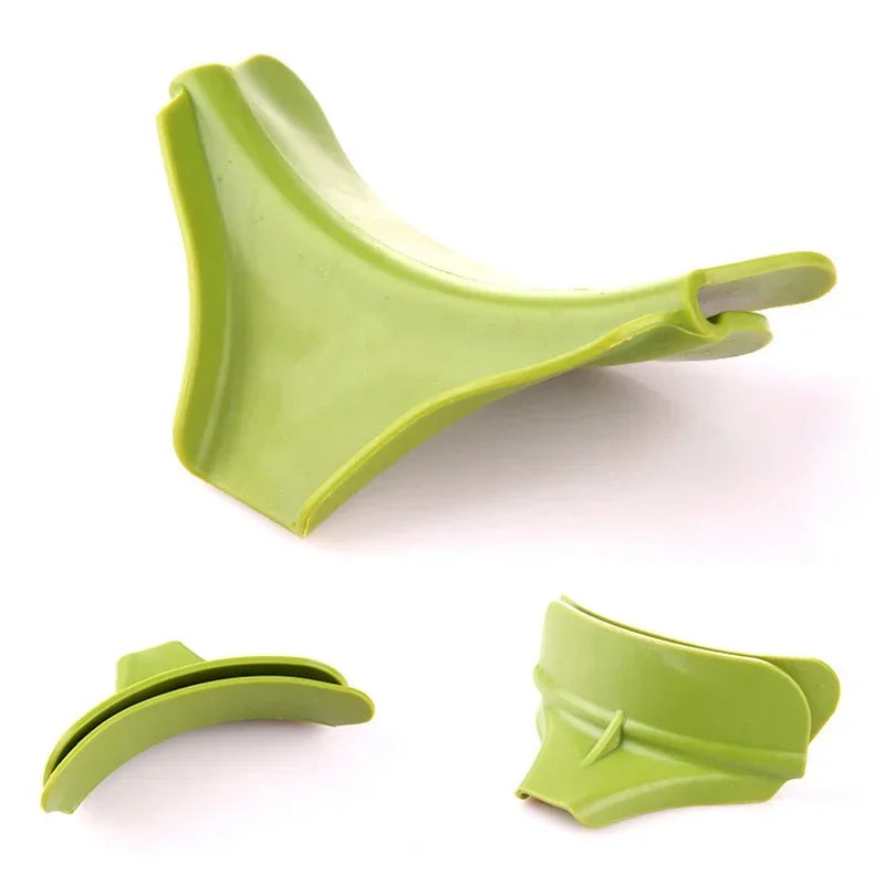 Kitchen Funnel with Anti-Splash Edge and Liquid Streamer Spout, Anti-Spill Pouring Tool