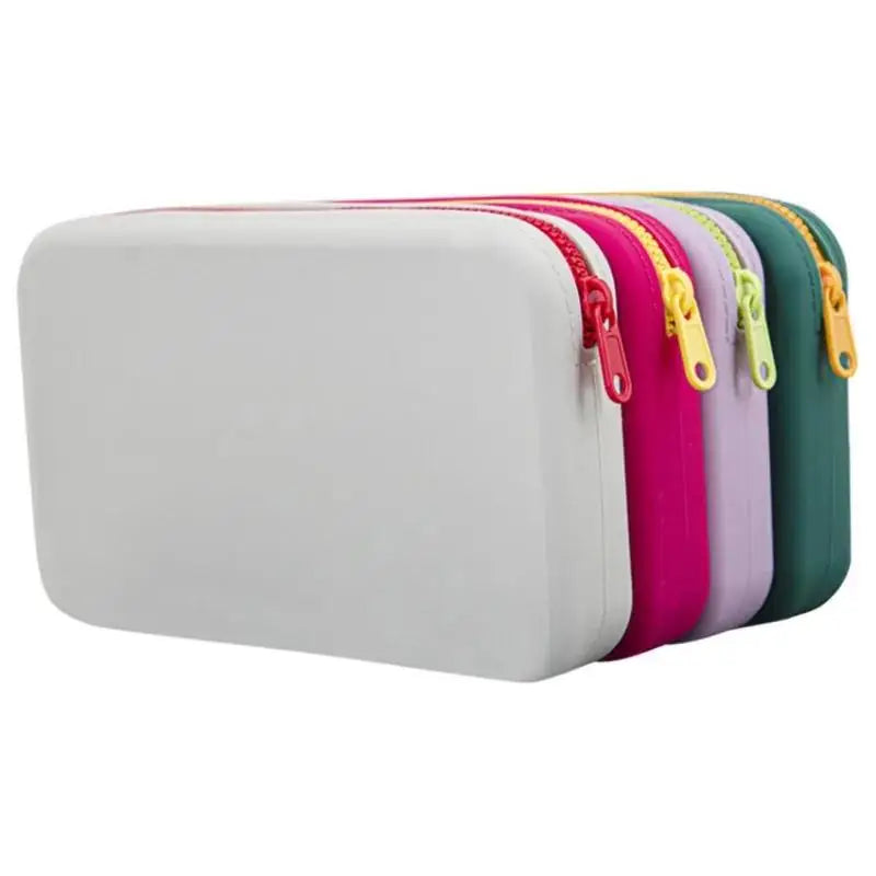 New Silicone Cosmetic Storage Bag Wash Toilet  Makeup Pouch