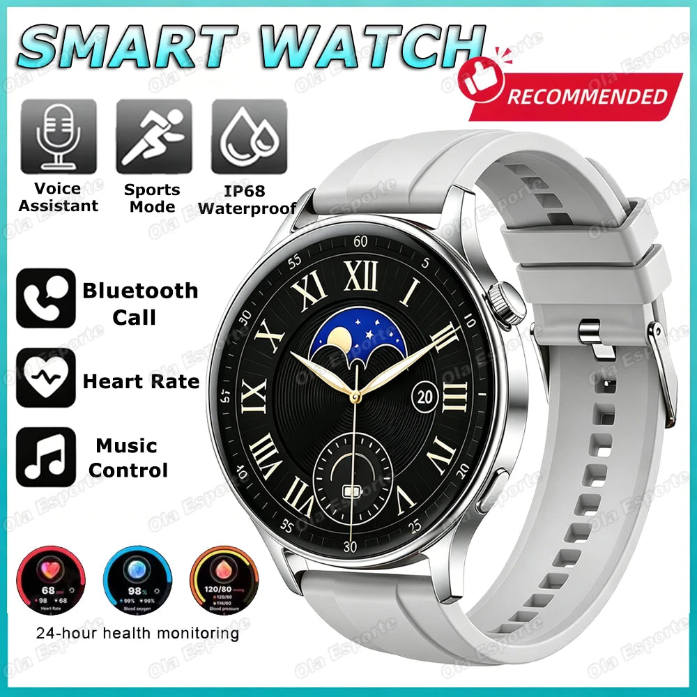 2026 New Smart Watch For Men Women 1.52" Full Touch Screen Waterproof Health and Sleep Monitor Multi-function Smart Watch HW12