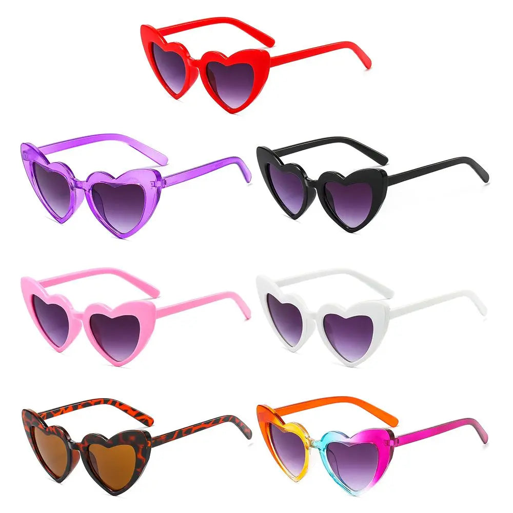 3-9 Years Pink Vintage Kids Sunglasses Glasses Toddler Sunglasses Heart Sunglasses For 3-9 Years