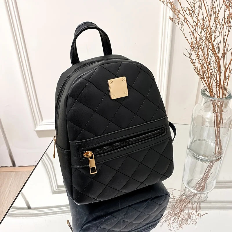 Fashion and Lightweight Women's Backpacks with Adjustable Shoulder Straps, Korean Version Versatile Backpack, Commuting Backpack