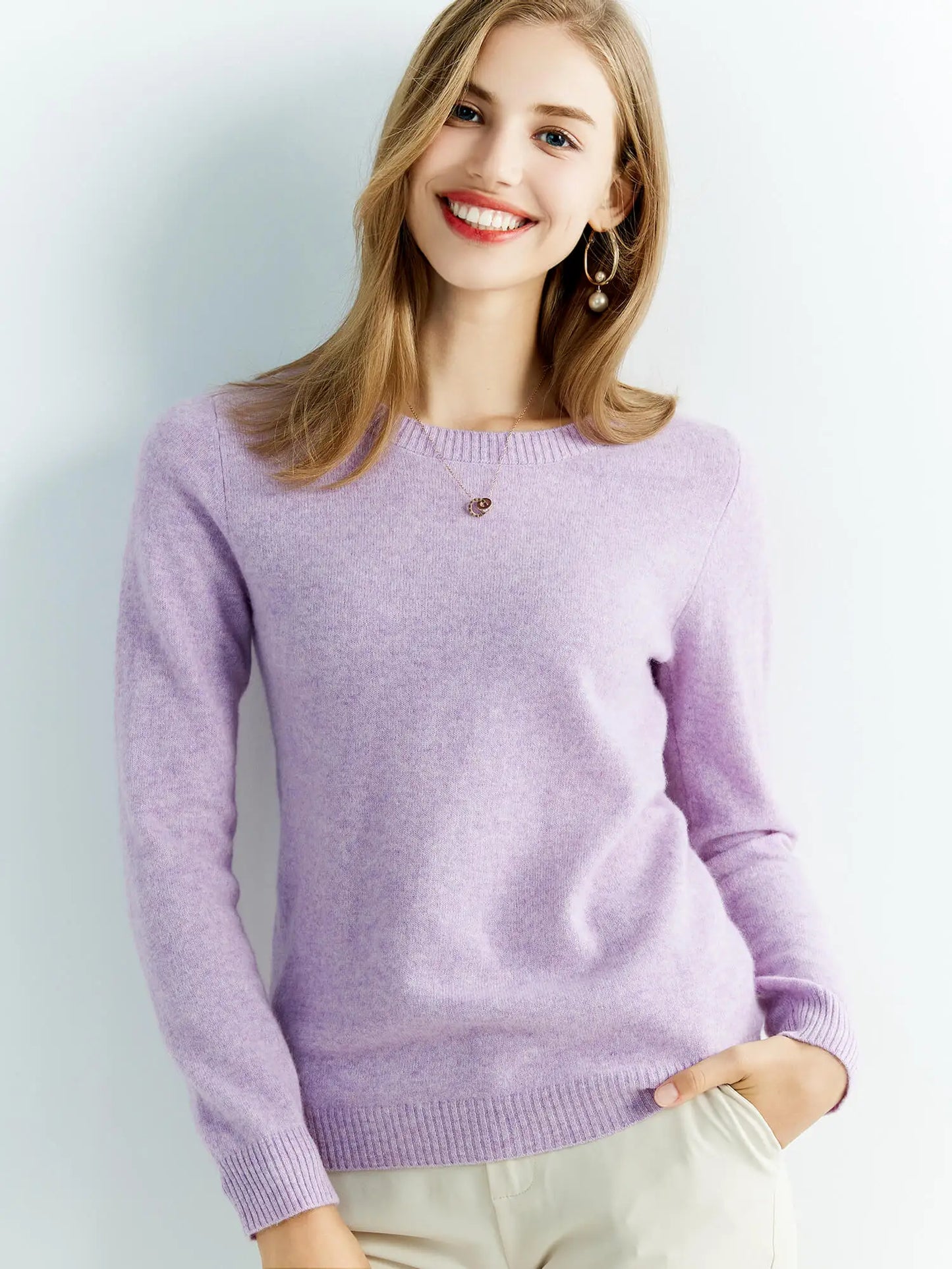 Knitted Sweaters Cashmere Sweater Women 100% Merino Wool O-Neck Vintage Pullovers 2022 Winter Autumn Jumpers Clothing Top Female