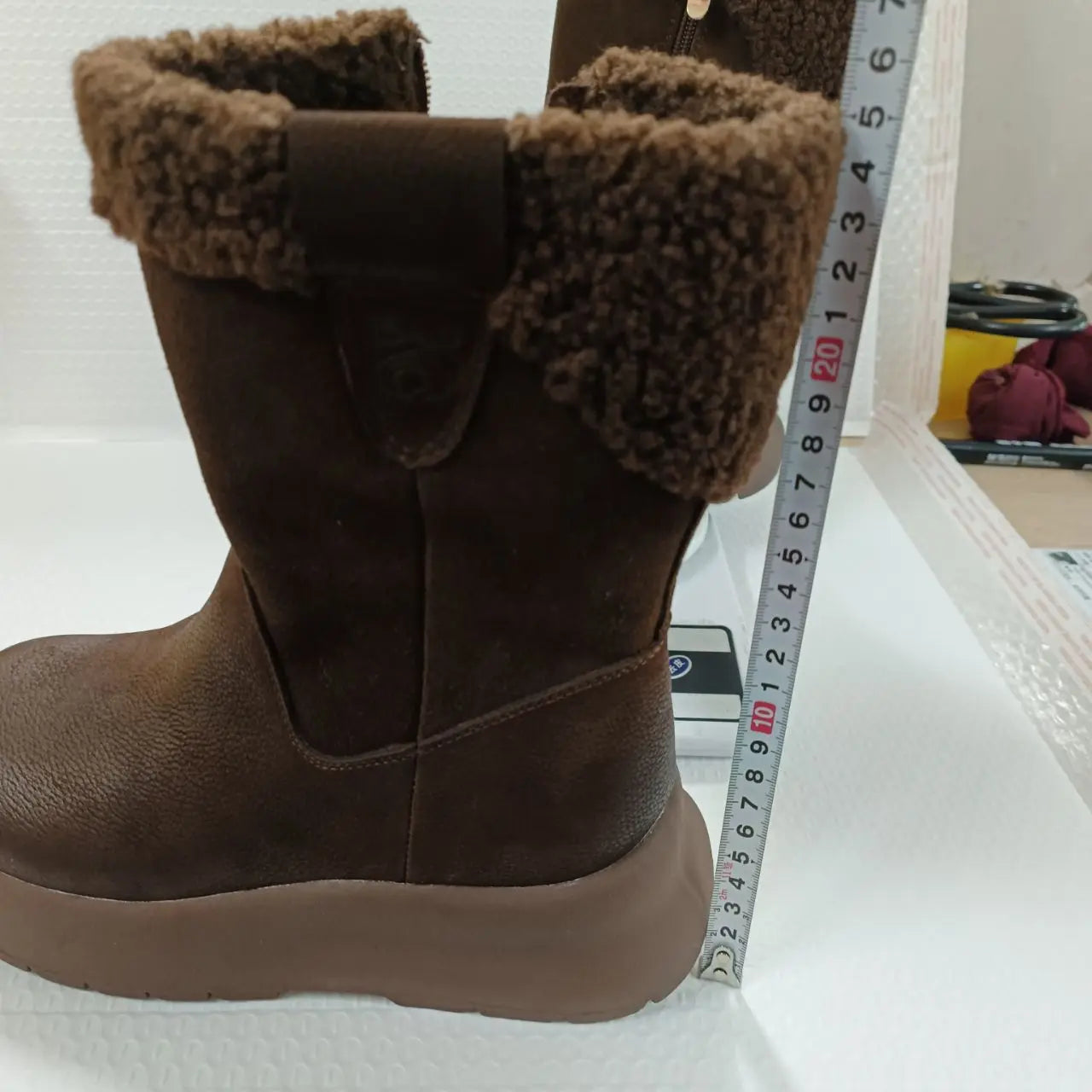 Koznoy 5cm Natural Genuine Leather Chunky Cow Spring Rubber Ankle Boots Soft Soled Winter Plush Flats Booties Autumn Women Shoes