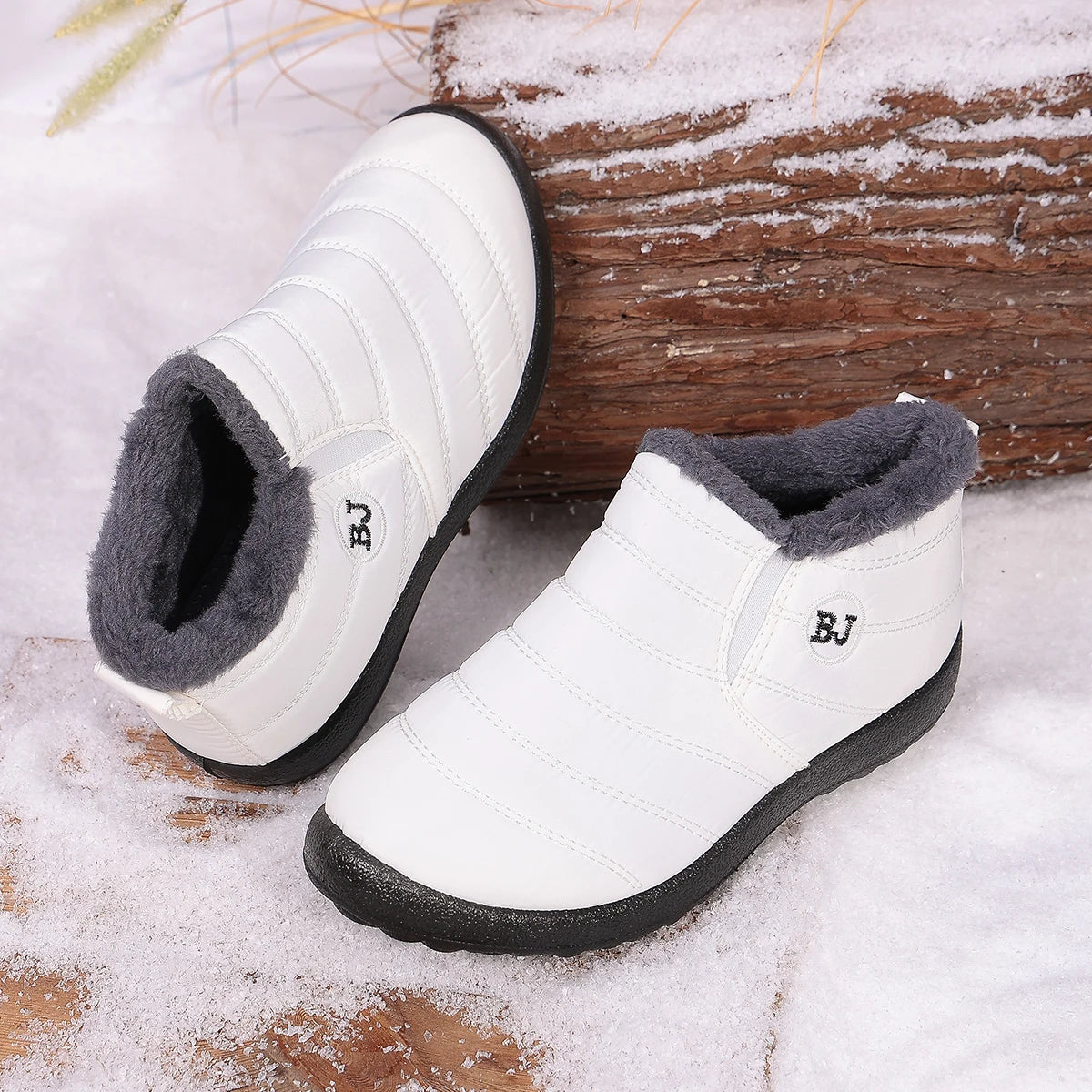 Trendy Comfort Winter Short Boots, Fashion Cold Resistant Footwear Perfect For City Shopping, Weekend Strolls