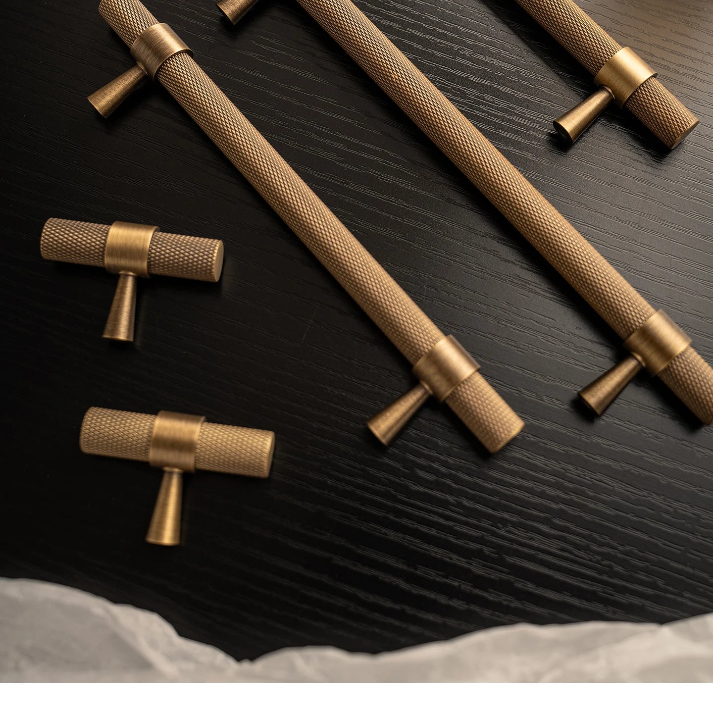 Santaya Solid Antique Brushed Brass Handles Kitchen Cabinet Pulls Bedroom Wardrobe Drawer Knobs Furniture Bronze Handle