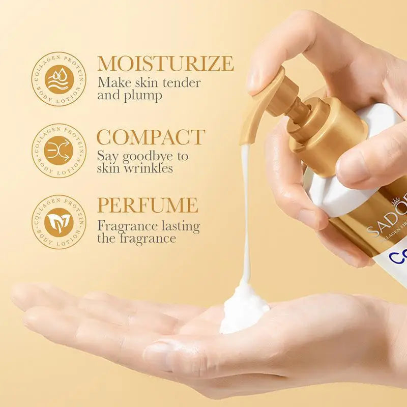 300g Collagen Anti-Aging Body Lotion: Moisturizes, Smooths, And Repairs Skin; Gentle And Easily Absorbed.