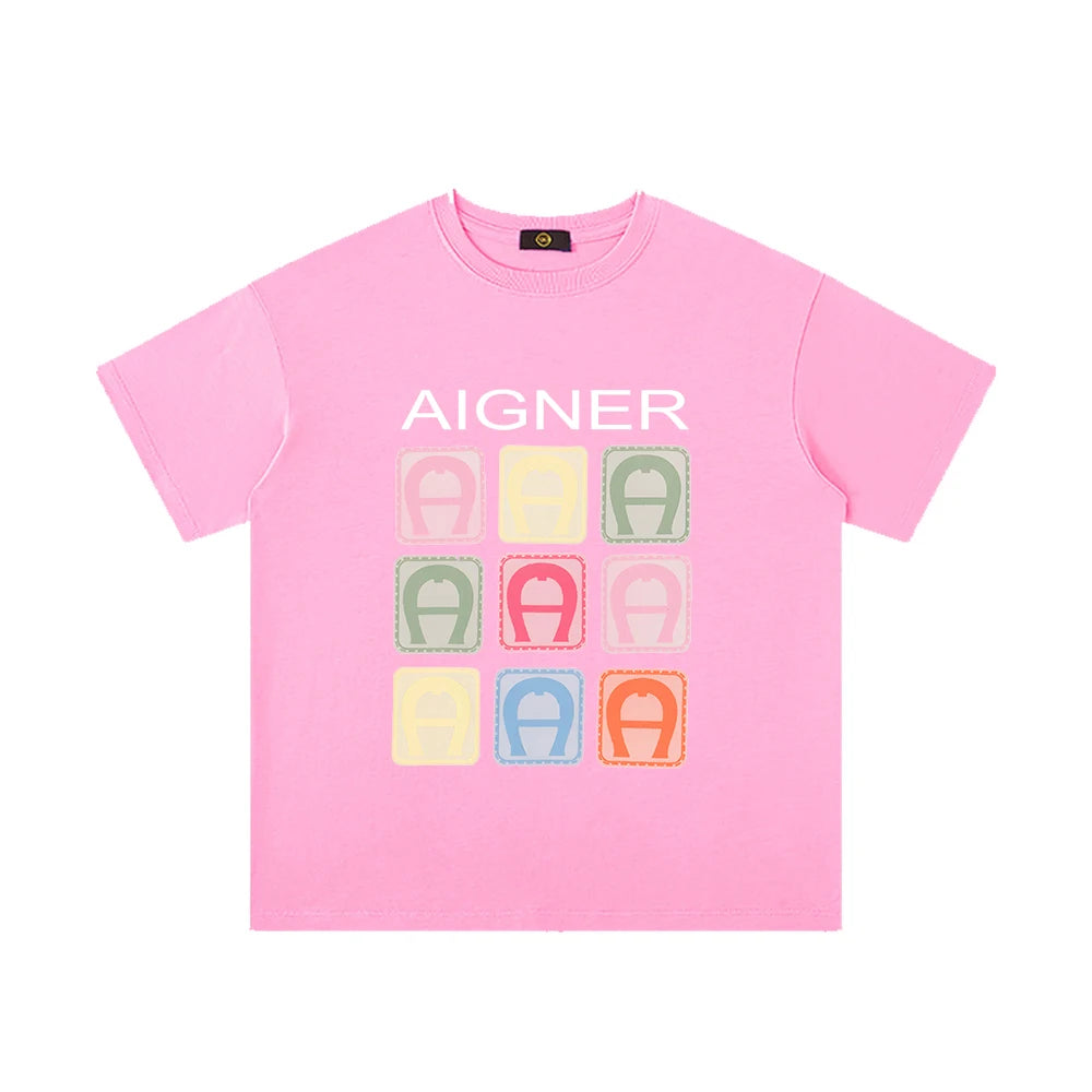 Girls' T-shirt, pure cotton summer new fashion short sleeved T-shirt, baby girl children's T-shirt, luxurious design sportswear