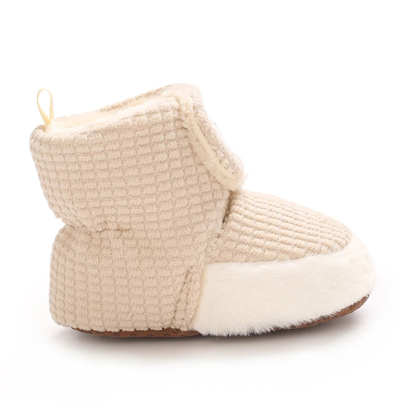Winter Boots For Baby Boys And Girls Snow Soft Sole Anti Slip And Warm Flat Shoes Baby's First Walking Baby Shoes Boots 0-18