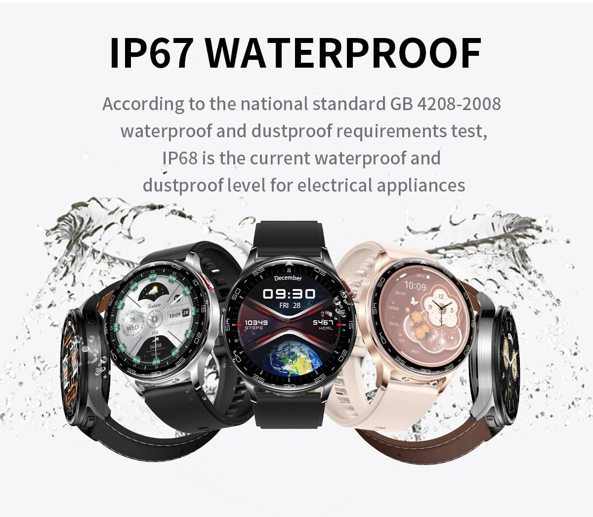 LIGE 2 In 1 TWS Headset Smart Watch 1.39" Women Men Sport Fitness Heart Rate Health Tracker Watches Earphone Music Smartwatch