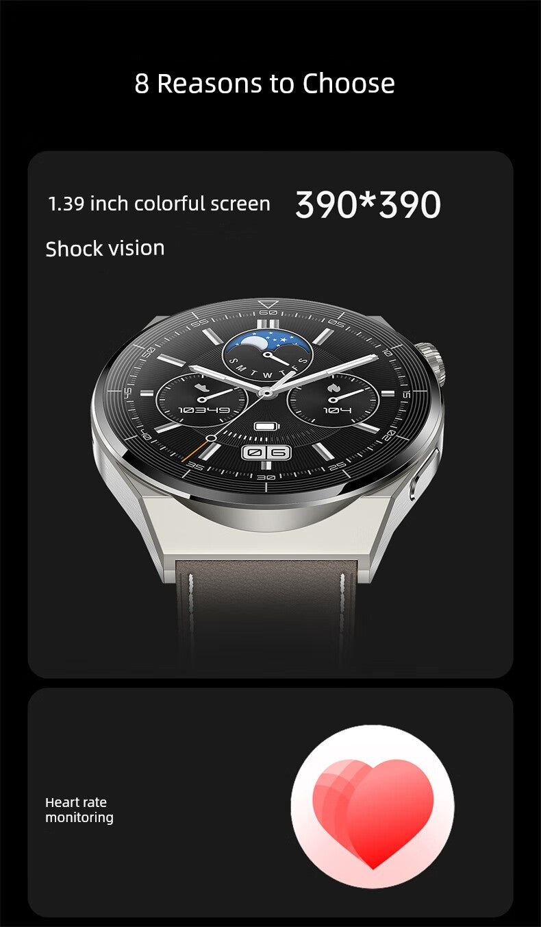 New Arrival GT3 Smart Watch Watch3 Huaqiang North Gt4pro Top with NFC Access Control Waterproof Multi-Function Spaceman
