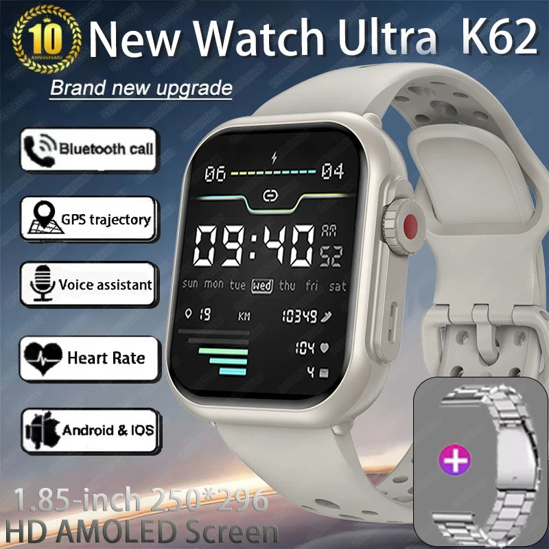 2025 New Smart Watch Women Bluetooth Call Watch Fitness Tracker Waterproof Sport Smart Clock Fashion Ladies Men Smartwatch Woman