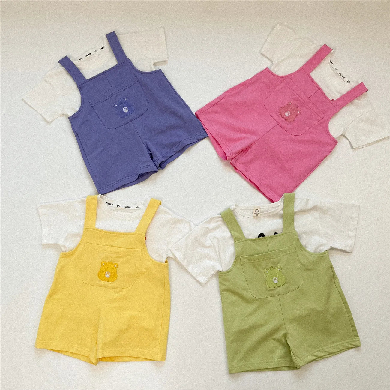 New Kids Boys Girls Overalls 24 Korean Baby Boys Girls Jumpsuit Toddler Girl Romper