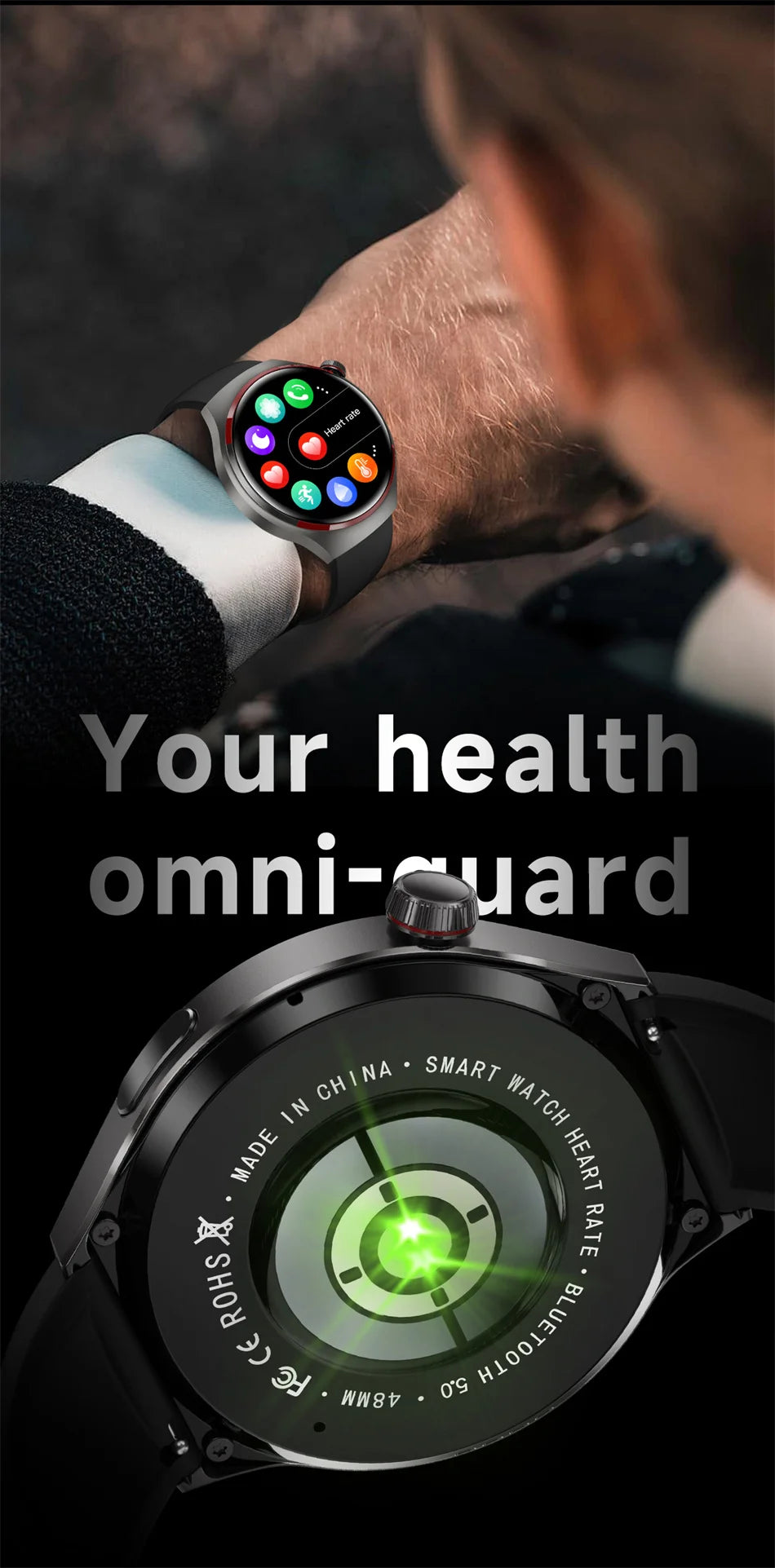 2024 New For HUAWEI Watch 4 PRO Smart Watch Men GT4Pro AMOLED HD Screen Bluetooth Call GPS NFC Heart rate Sport SmartwatchWomen