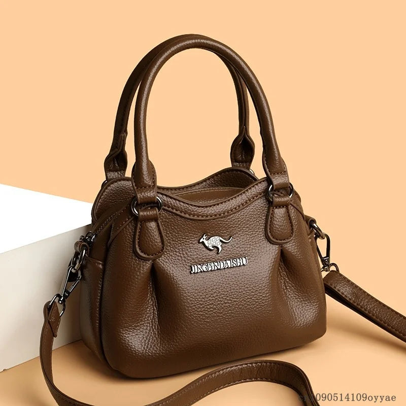 Luxury Women's Tote PU Leather Soft Crossbody Bags Women Designer Handbags High Quality Large Casual Female Messenger Sac