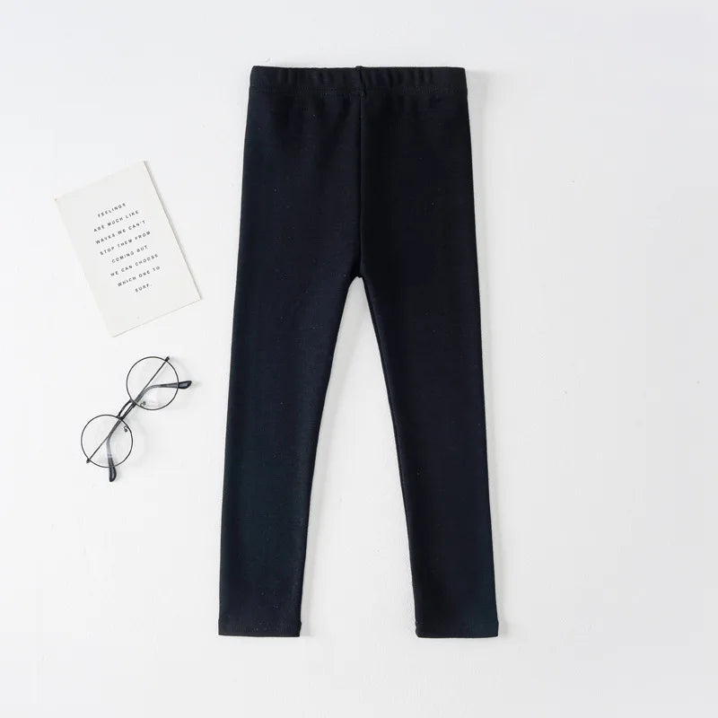 Girls' Leggings Spring And Autumn Style 95 Cotton Female Baby Elastic Pants Children's Slim outer Wear Pants