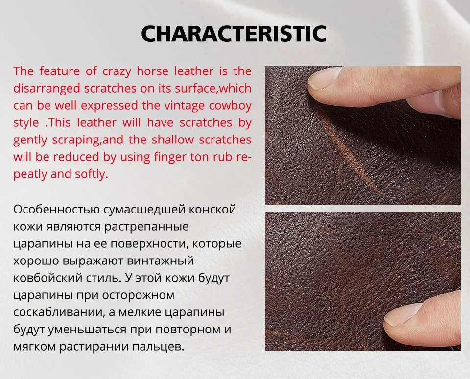 HUMERPAUL Full Grain Leather Wallet for Men Long Clutch with Cell Phone Pocket Multifunctional RFID Credit Card Holder Handbags