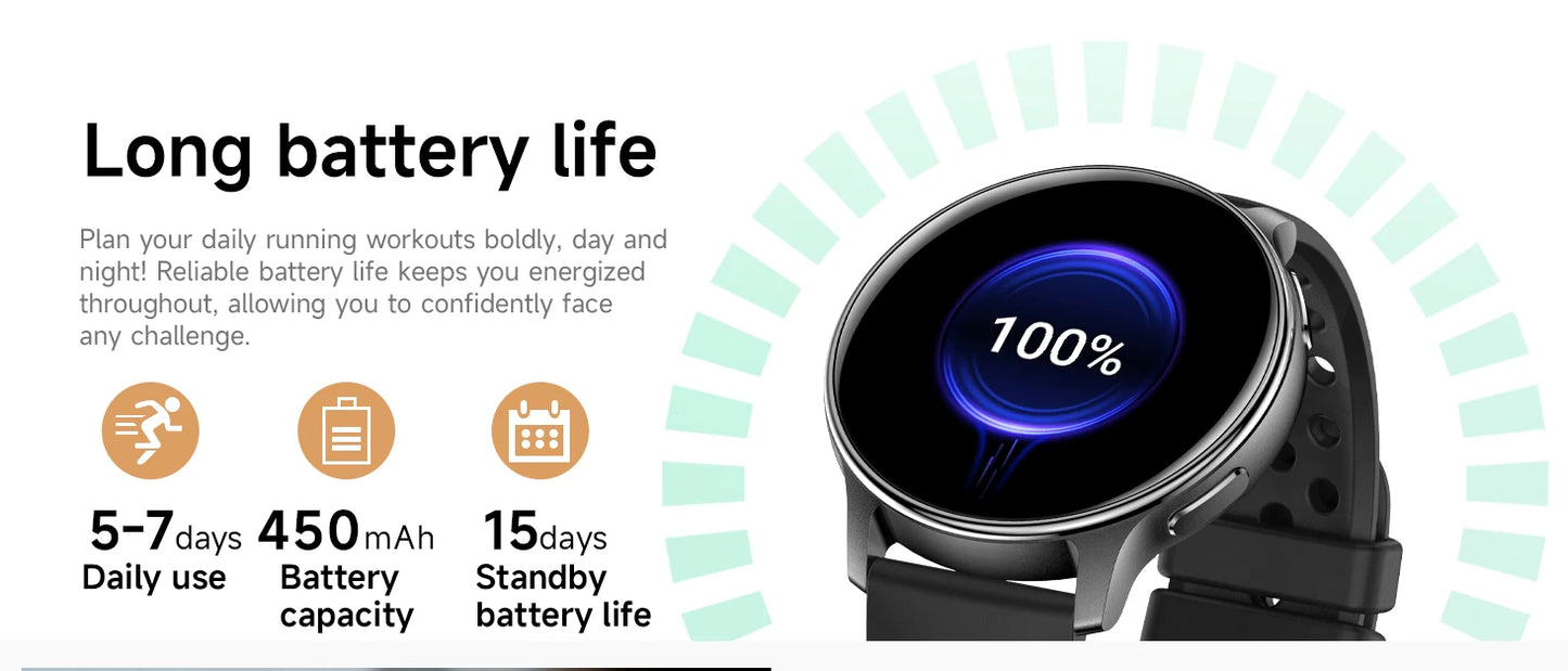 2026 New Smart Watch for Men 3ATM Waterproof 100+Sports Mode GPS Fitness Tracker Heart Rate SpO2 Wireless Call Smartwatch IOS