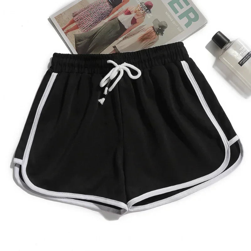 Summer Casual Bottoms Ladies Girl Shorts Streetwear Female Women Fitness Joggers Sports Running Breathable Plus Size Short Pants