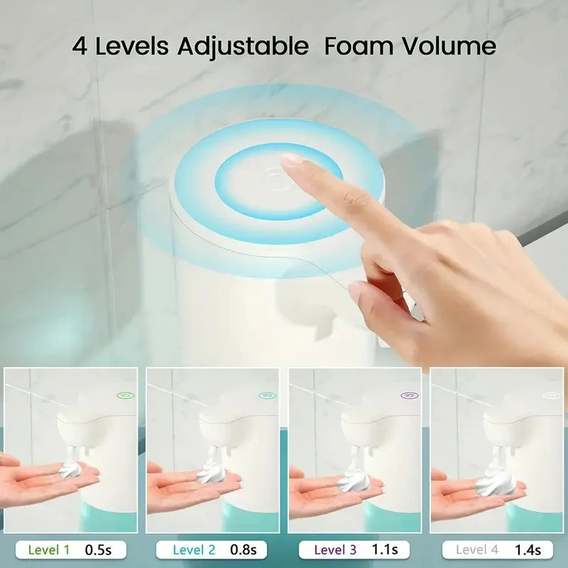 USB Charging Automatic Induction Foam Soap Dispenser Smart Liquid Soap Dispenser Auto Touchless Hand Washer For Kitchen Bathroom