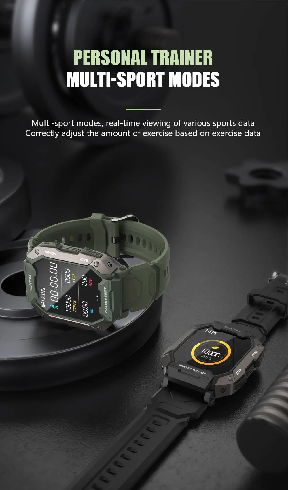 New 5ATM IP69K Military Waterproof Smartwatch Men 1.71 Inch HD Professional Outdoor Smart Watch Man For Swimming Watches For Men