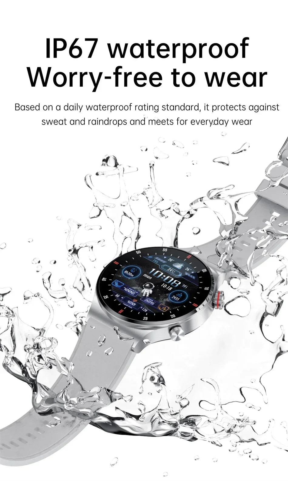 Xiaomi Smart Watch Men Women Custom watch face Sports waterproof Bluetooth call Smartwatch ECG+PPG For Android Samsung Huawei