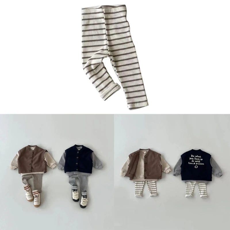 F62D Medias de algodón para niñas, mallas infantiles, calcetines de punto sólidos para niños, medias cálidas, pantalones para recién nacidos