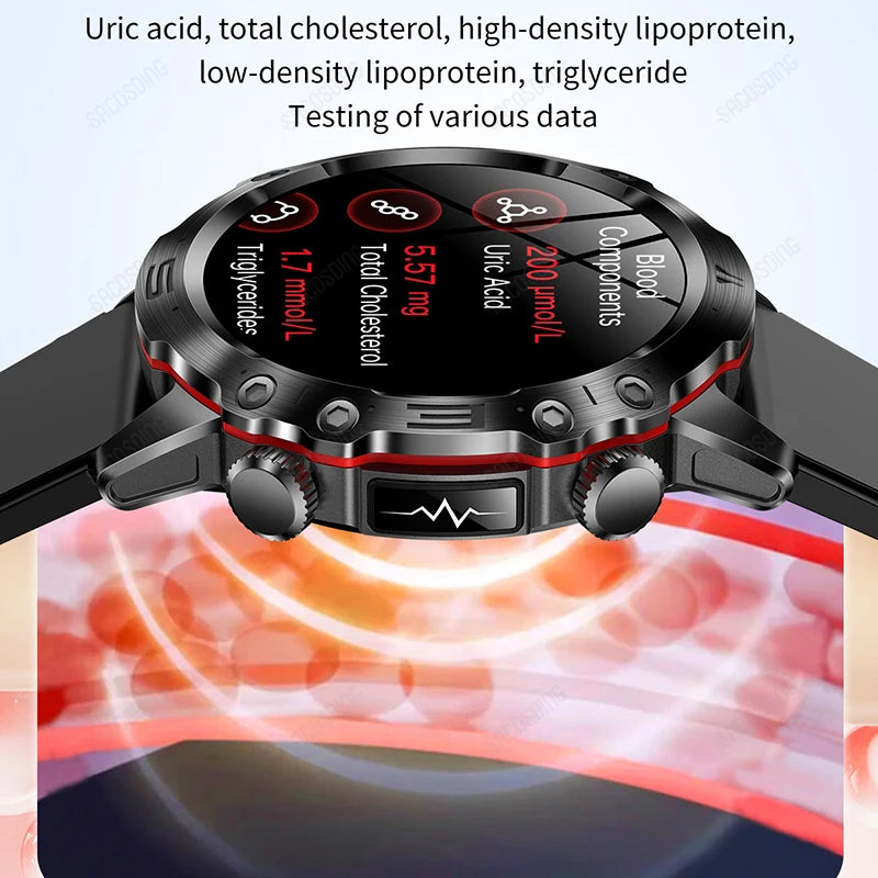 2024 Smart Watch For Me Fitness Tracker Clock Bluetooth Call Sport