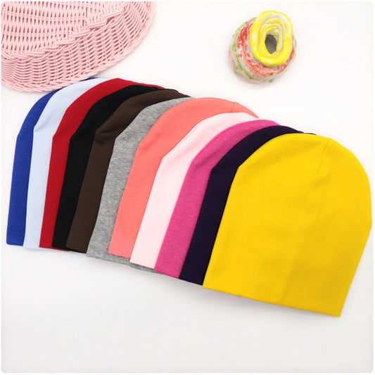 6M-3Y bebé baile callejero gorro de Hip Hop algodón niño gorro bufanda para niños niñas invierno cálido Color sólido niños primavera otoño