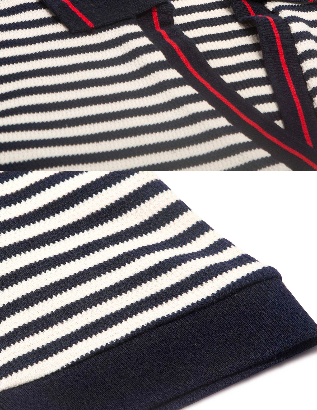 CHCH Fashion Stripe Knitted Polo Neck T Shirt For Women Soft Chic Short Sleeve Casual Pullovers 2025 Summer New Lady Street Tops