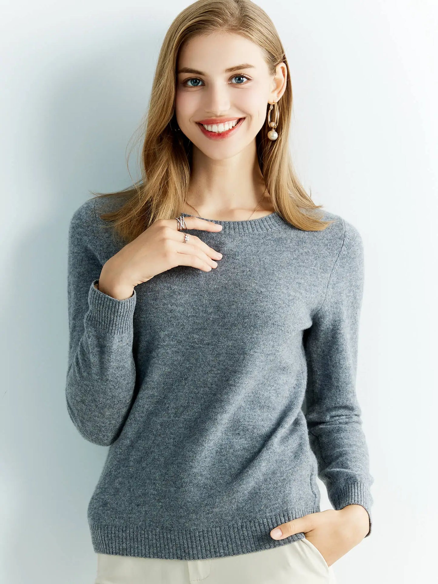 Knitted Sweaters Cashmere Sweater Women 100% Merino Wool O-Neck Vintage Pullovers 2022 Winter Autumn Jumpers Clothing Top Female