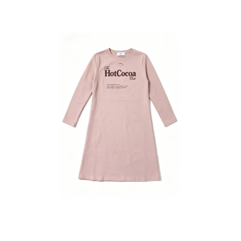 AP AW26 Cotton Cocoa Club Collction Children Girl Boy Fashion Letter Print Family Matching Clothing Kids Casual Clothes