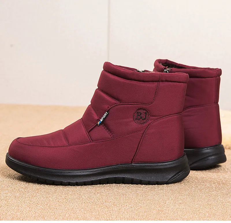 Women Boots 2024 Winter Boots For Women Waterproof Snow Boots Ankle Fur Botas Mujer Elegant Footwear Winter Shoes Women Botines
