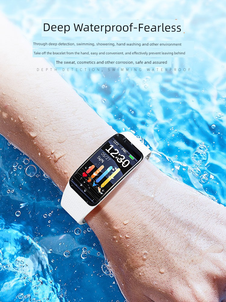 Smart Bracelet Sports Blood Pressure Measurement Heart Rate Female Multi-Function Pedometer Male Self-Discipline Running Watch for Huawei IWatch Apple Oppo6 Xiaomi 5vivo Glory Digital Bluetooth Couple Watch