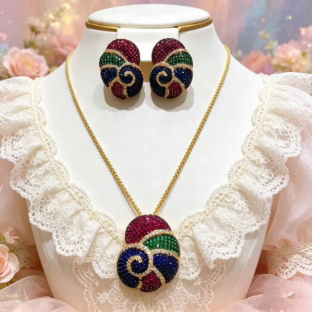 GODKI New Bowknot African Jewelry Sets for Women Wedding Luxury Naija Dubai Jewelry Set Cubic Zirconia Bridal Jewelry Sets